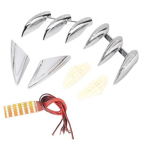 Fit Honda Goldwing GL1800 2001 - 2011 Set Accenti Torre Forcella Parafango Cromato UK - Foto 2 di 12