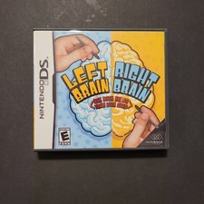 Left Brain, Right Brain (Nintendo DS Game, 2007) ~ CIB, Complete w/ Manual