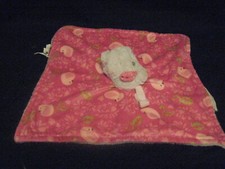 BLANKET AND BEYOND BEAR VELOUR WITH PACIFIER HOLDER PLUSH