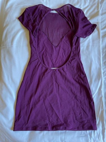Rare & Discontinued Wicked Weasel 5630 Main Attraction Dress - Plum - Large - Picture 10 of 12