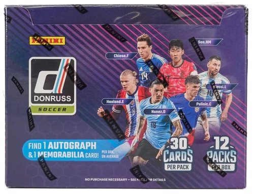 2024-25 Panini Donruss Soccer Factory Sealed Hobby Box