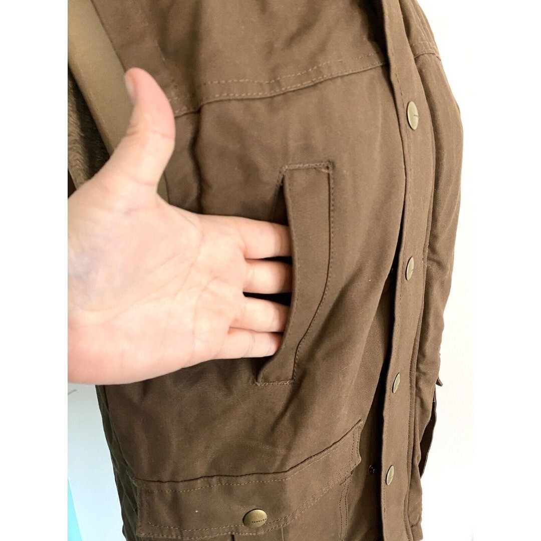 Small Surplus Thread Collection Brown Vest Men's - image 3