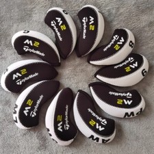 10 pcs Classic TaylorMade M2 golf club head cover white black neoprene