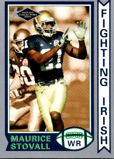 2006 Press Pass Collectors Series #OS15 Maurice Stovall RC Notre Dame Irish