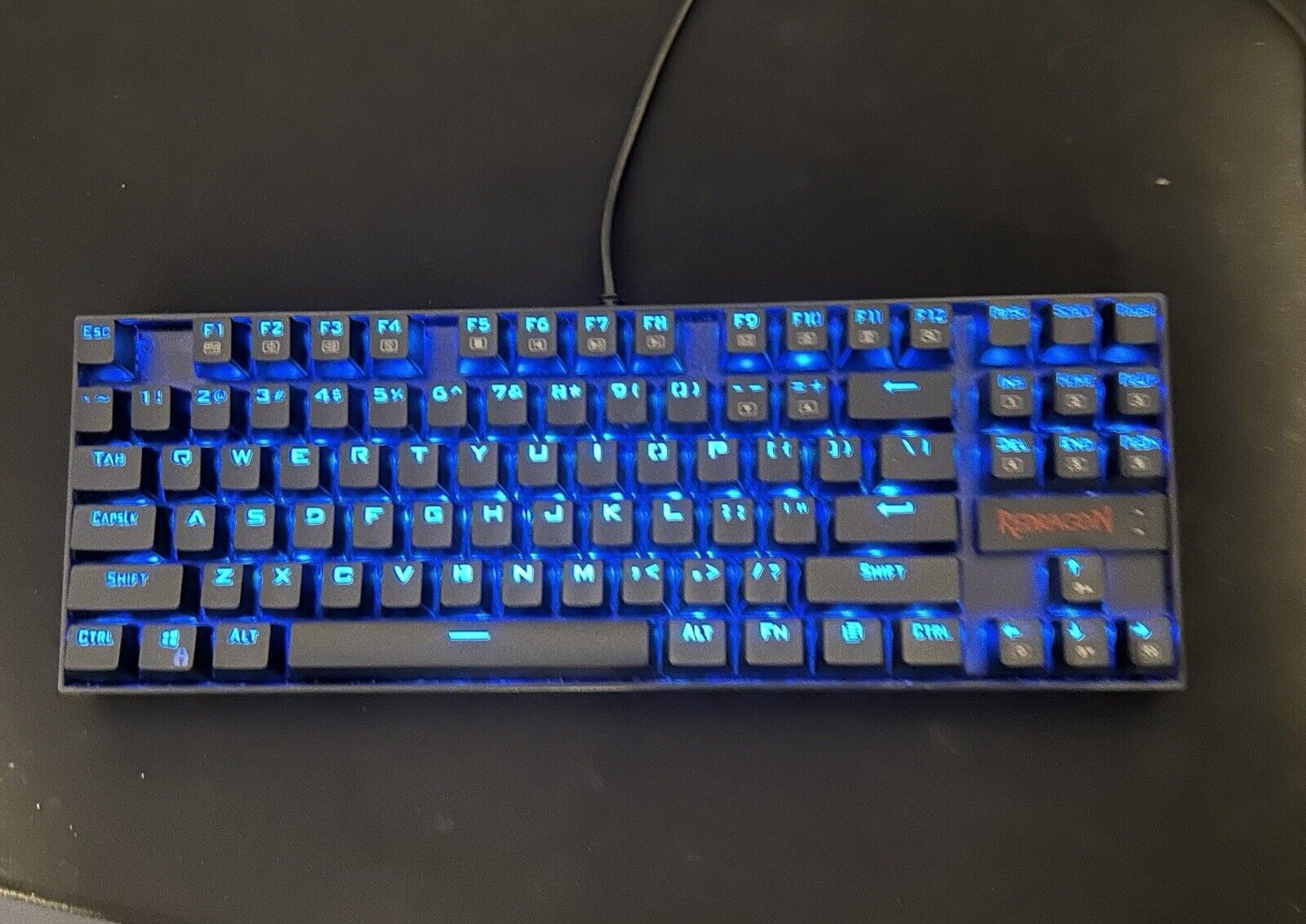 Redragon KUMARA LED Backlit Mechanical Gaming Keyboard Wired Red Dragon ...