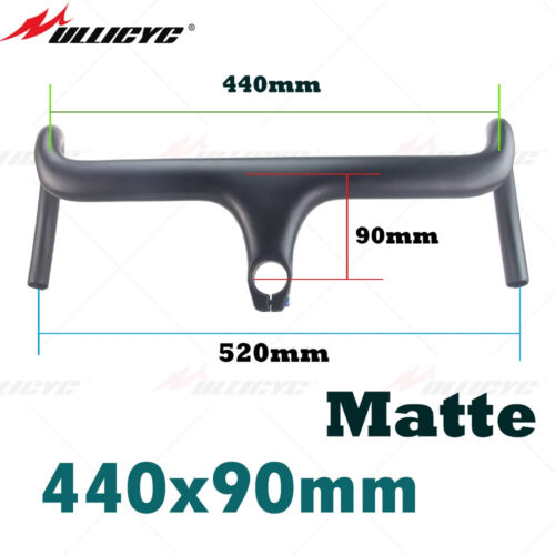 Manillar integrado de carbono para bicicleta de carretera todo cableado interno grava bicicleta barra de caída - Imagen 38 de 41