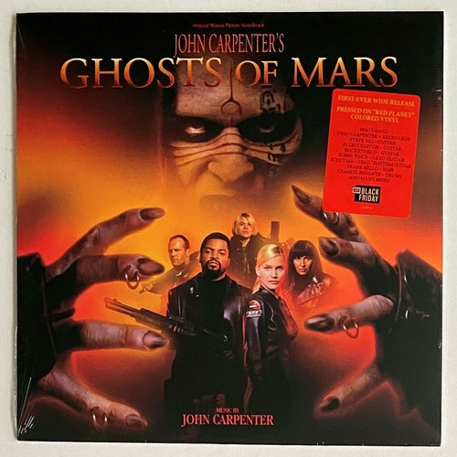 JOHN CARPENTER * GHOSTS OF MARS SOUNDTRACK * RSD BLACK FRIDAY LIMITED RED VINYL - Picture 1 of 5