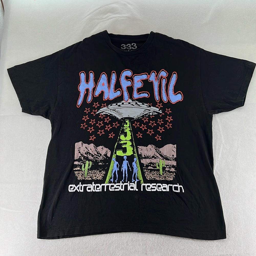 【ADLV】 HALF TONE SYMBOL PRINTING SHORT SLEEVE T-SHIRT Acme De La Vie ADLV Half Tone Symbol Printing T-shirt – True OG