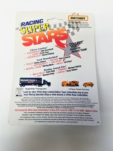 1992 Matchbox 1:64 Racing Super Stars Series Dale Earnhardt MB 221/SP (N2) - Picture 3 of 8