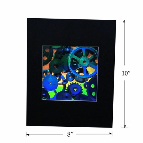 3D GETRIEBE Hologramm Bild MATTIERT, Sammlerstück GEPRÄGT Typ Film - Bild 4 von 7