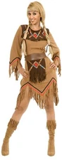 Sacajawea Womens Native American Indian Maiden Pocahontas Costume