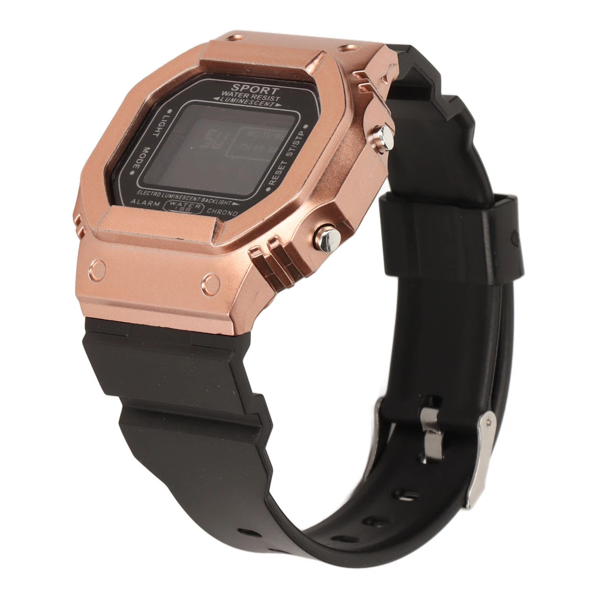 Rose gold running outlet watch