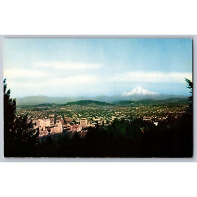 VTG Postcard  Unposted Oregon Portland and Mount Hood Cascade Range #476