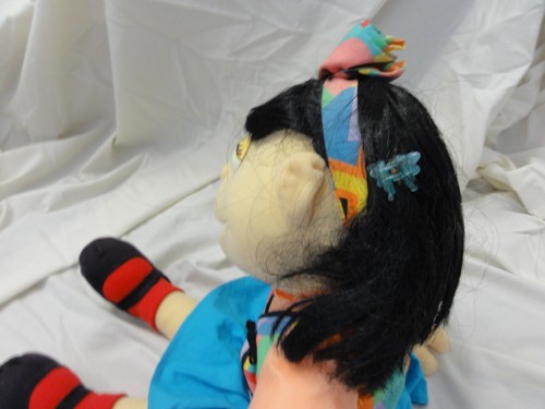 Vintage "The Puzzle Place" Julie Woo Plush Doll 17” PBS Russ ~ 1994 - Bild 10 von 14