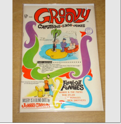 GROOVY #1 VF (8.0) MARVEL COMICS MARCH 1968