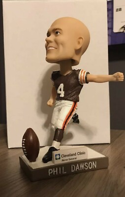 Phil Dawson 2021 Akron Rubberducks Bobblehead - Cleveland Browns 