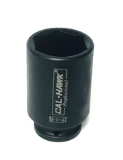 1-7/16" x 1/2" Dr Deep Impact Socket 6-Point, Made of CR-MO and Taiwan, BSS4107