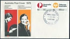 1975 Australia Post & Telecom Joined Pair FDC, Very Good Condition