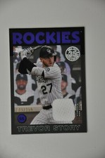 2021 Topps Trevor Story Black Relic 049/199  Rockies 1986 