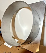 12" Dia. Stainless Steel RS  Adapter for 13"x13" Top Damper