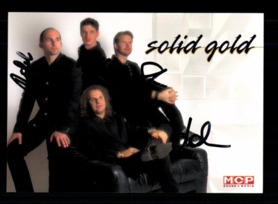 Solid Gold Autogrammkarte Original Signiert ## BC 202882