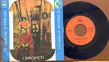 I Profeti &ndash; Io Perch&egrave; Io Per Chi - 7" {PICTURE SLEEVE} RECORD - VG+/VG -- ITALY