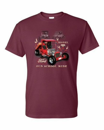 T-Shirt - FORD MODEL T OLD SCHOOL - AMERICAN BUCKET TEE HOT ROD - Picture 44 of 46