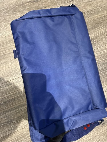 Lacoste LIVE Parfums Unisex Blue Red Messenger Bag Cross Body Laptop Perfect - Picture 3 of 6