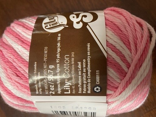 Lily Cotton Yarn Original Sugar 'n Cream (solids stripes ombre) 100% USA Cotton - Picture 4 of 40