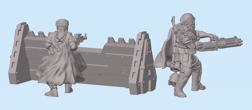 Star Wars Legion 3d gedruckte Barrikaden x3, 4 verschiedene Fraktionen - Blockaden - Bild 30 von 44
