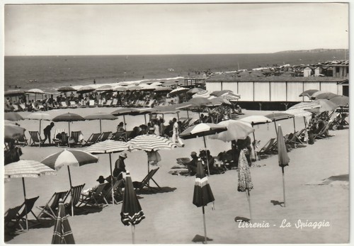 TIRRENIA - PISA - LA SPIAGGIA - VIAGG. 1965 -77941-