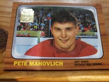 Pete Mahovlich 2002 Topps Archives Rookie Reprint 1967 #80 Detroit Red Wings 