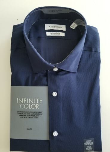 Calvin Klein Men's Slim-Fit Non-Iron Performance Stretch Infinite Dress Shirt | eBay Calvin Klein Men's Slim-Fit Non-Iron Performance Stretch Infinite Dress Shirt | eBay