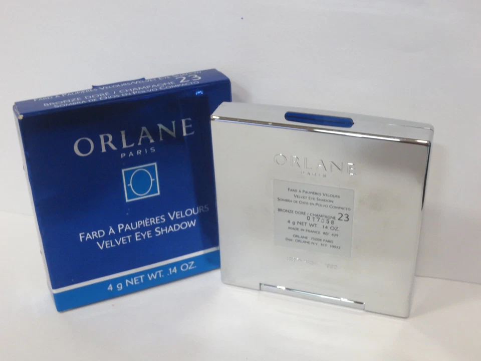 ORLANE VELVET EYE SHADOW #23 BRONZE DORE / CHAMPANHE 0,14 OZ NA CAIXA (LOTE DE 8) - Imagem 4 de 4