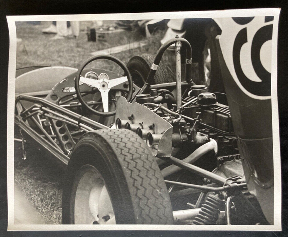 Vintage Photo Lotus 20 Formula Junior  Motor Laguna Seca Raceway c. 1960 8x10 in