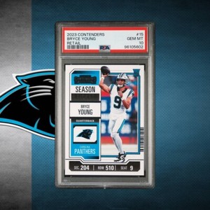 2023 Contenders:  Bryce Young RC Season Ticket #15 PSA 10 