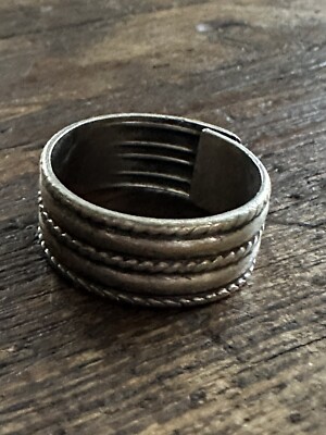 Bague Vintage David Andersen Sterling Silver - Taille 8.5, Style Scandinave, Occasion