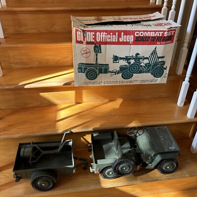 ビンテージ　GIJOE マウンテン・トループス1965年 未使用 Vintage 1965 Hasbro GI JOE Official Jeep Combat Set #7000 W/ Parts