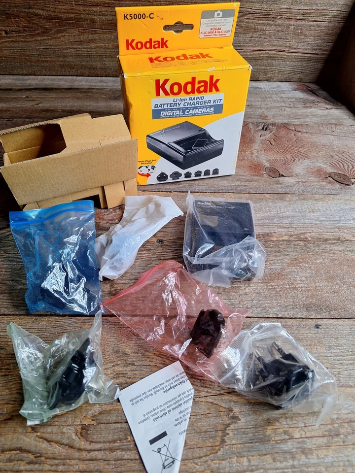 1 Kit Cargador de Batería Rápido Kodak Li-Ion - Modelo K5000 - Nuevo Foto 2 de 4
