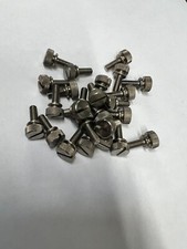Knurled Slotted Thumb Screw Stainless 10-32 Thread 1/2 length 15 Pieces 7110SL