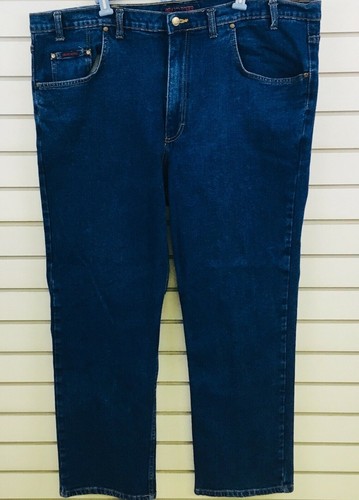 Herren 46x30 Grand River Blau Jeans Stretch Traditional Fit Medium Actual 44x30