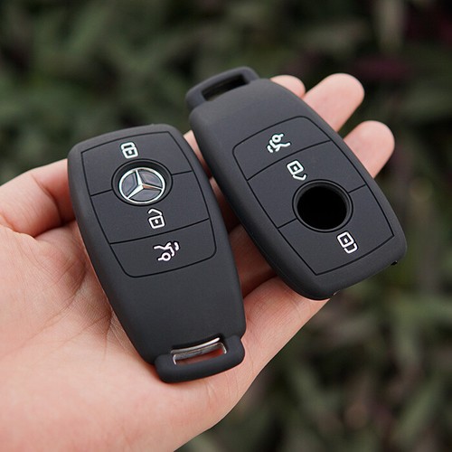 Fit Mercedes Benz A B G C E S Class 3 Button Remote Key Silicone Skin Case Cover - Picture 2 of 10