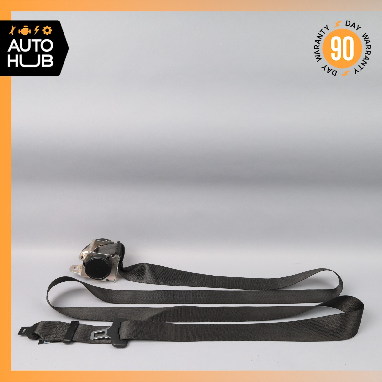 14-22 Maserati Ghibli SQ4 M157 Rear Center Seat Belt Seatbelt Black OEM 41k
