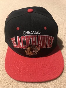CHICAGO-BLACKHAWKS-NHL-hockey-cap-New-Era-Snapback-VINTAGE