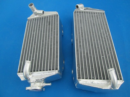 Aluminum Radiator & Red Hose for Suzuki RMZ450 RMZ 450 2008-2017 16 15 14 13 12 - Picture 8 of 11