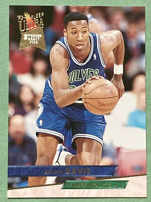 Brian Davis '93-94 Fleer Ultra '2nd Round Draft Pick' Card #288