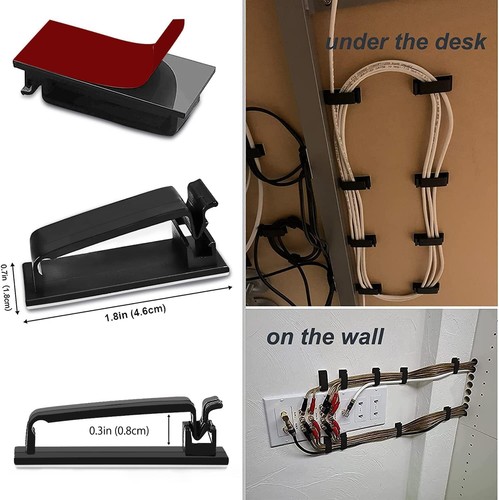 5/10/20 Cable Clips,Self Adhesive Cable Management Clips, Cable Organizers Wire - 第 11/14 張圖片