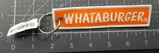 WHATABURGER texas burger KEYCHAIN just like you like it F