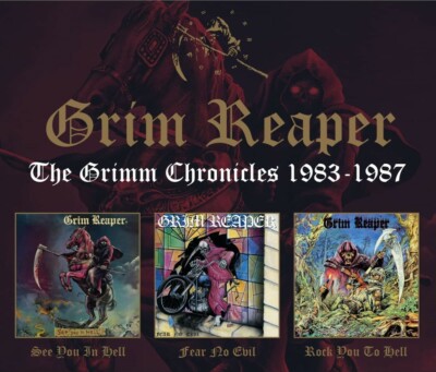 GRIM REAPER - The Grimm Chronicles 1983-1987 3CD BOX, NEU