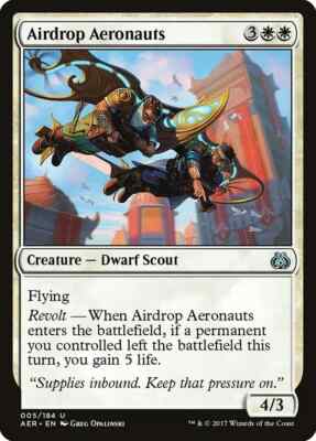AIRDROP AERONAUTS X 4 N/N- AETHER REVOLT MAGIC THE GATHERING